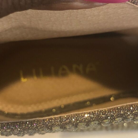 Liliana sparkling rhinestone 5in heel booties, size 8.5 - Picture 6 of 8